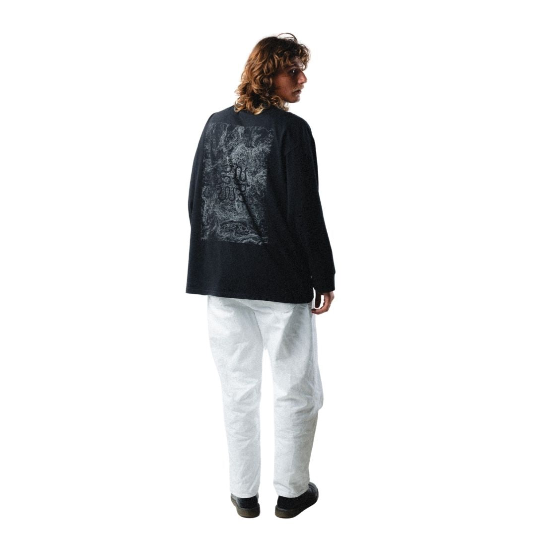 Wasted Talent Vita Long Sleeve T-Shirt Washed Black | WT Boutique