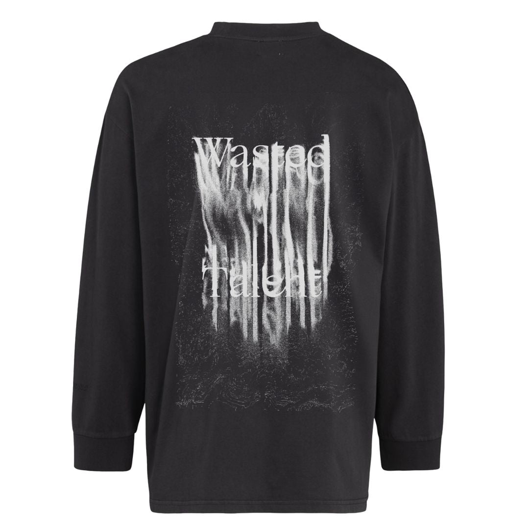 Punitor Long Sleeve T-Shirt - Washed Black