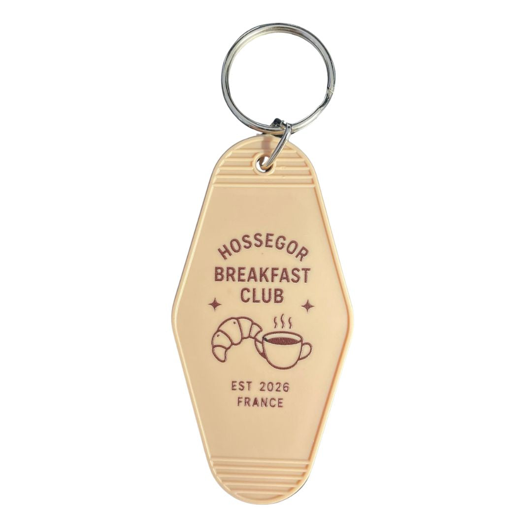 Hossegor Breakfast Club Key Chain - Beige