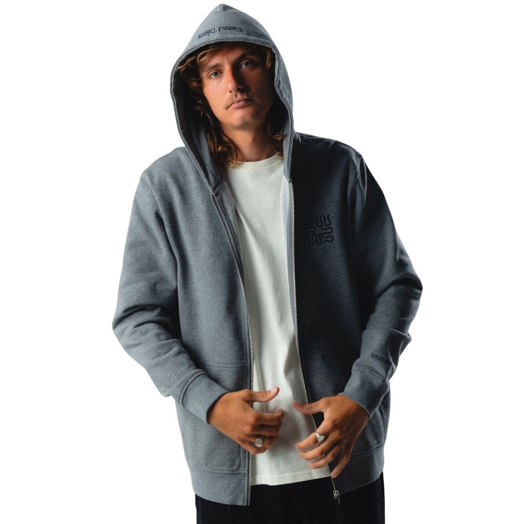 Wasted Talent Cultus Zip Hoodie Light Grey | WT Boutique