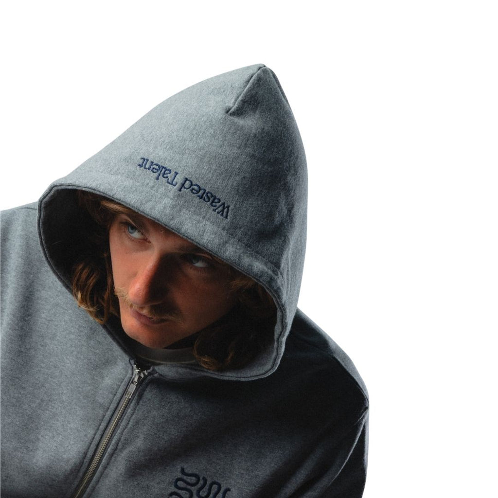 Wasted Talent Cultus Zip Hoodie Light Grey | WT Boutique
