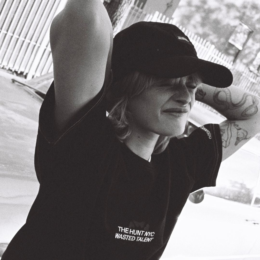 Wasted Talent X The Hunt NYC Hat Kaviar Black | WT Boutique