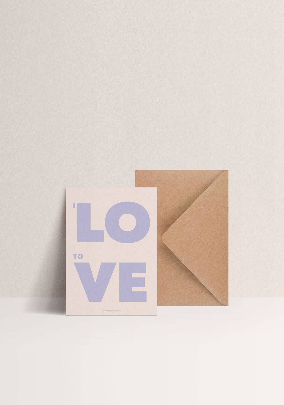Card - I love to Love