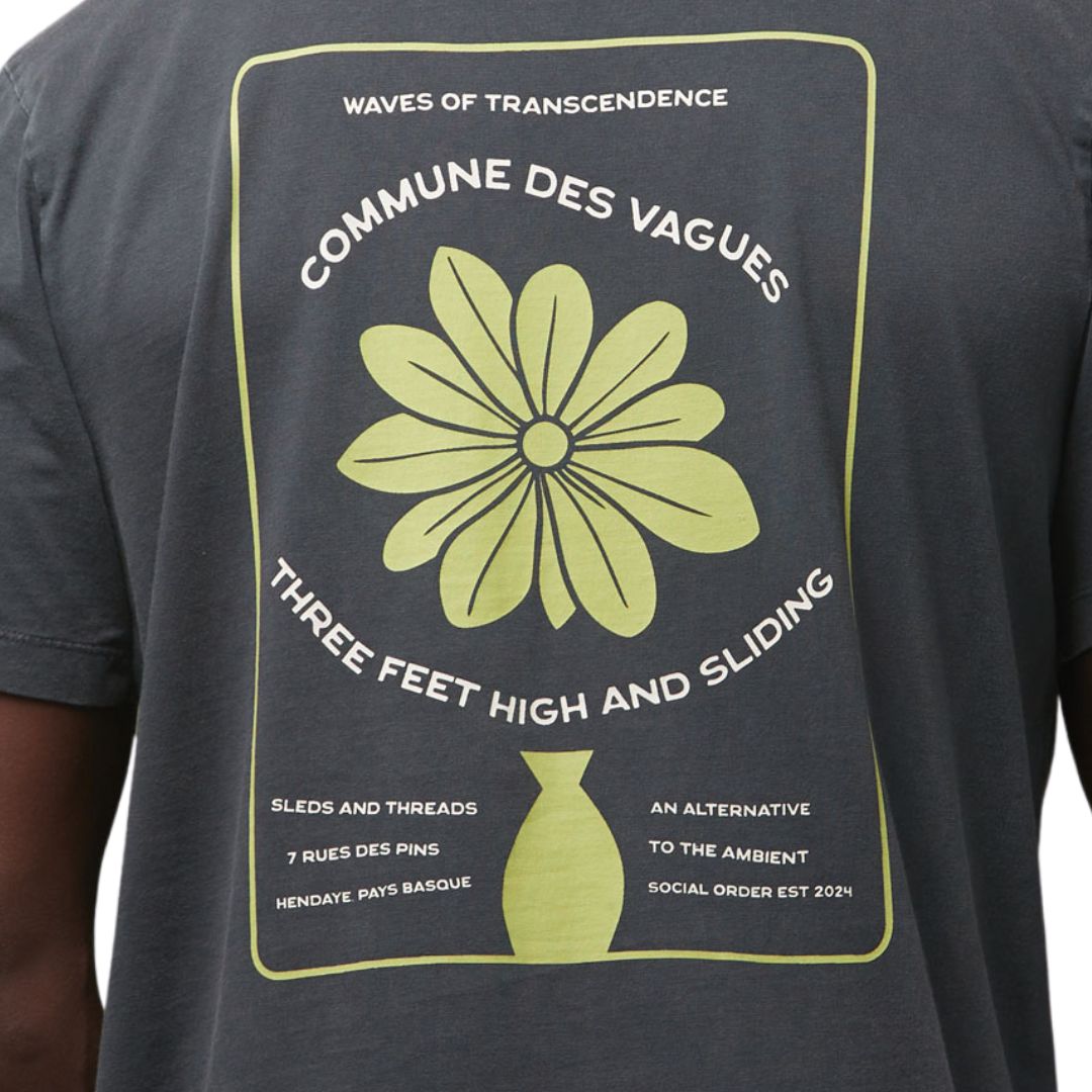 Commune Des Vagues 3Ft High T-Shirt Phantom | SW France Surfwear