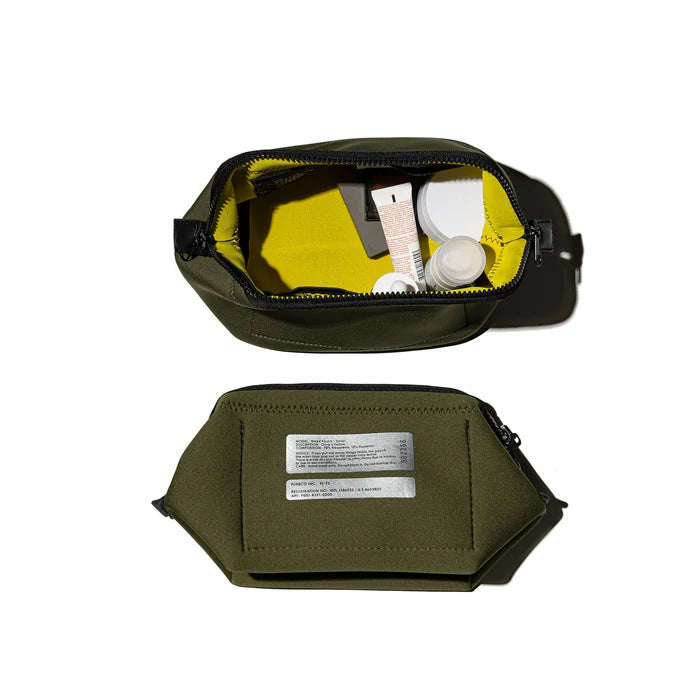 Wired Pouch Small - Olive / Yellow