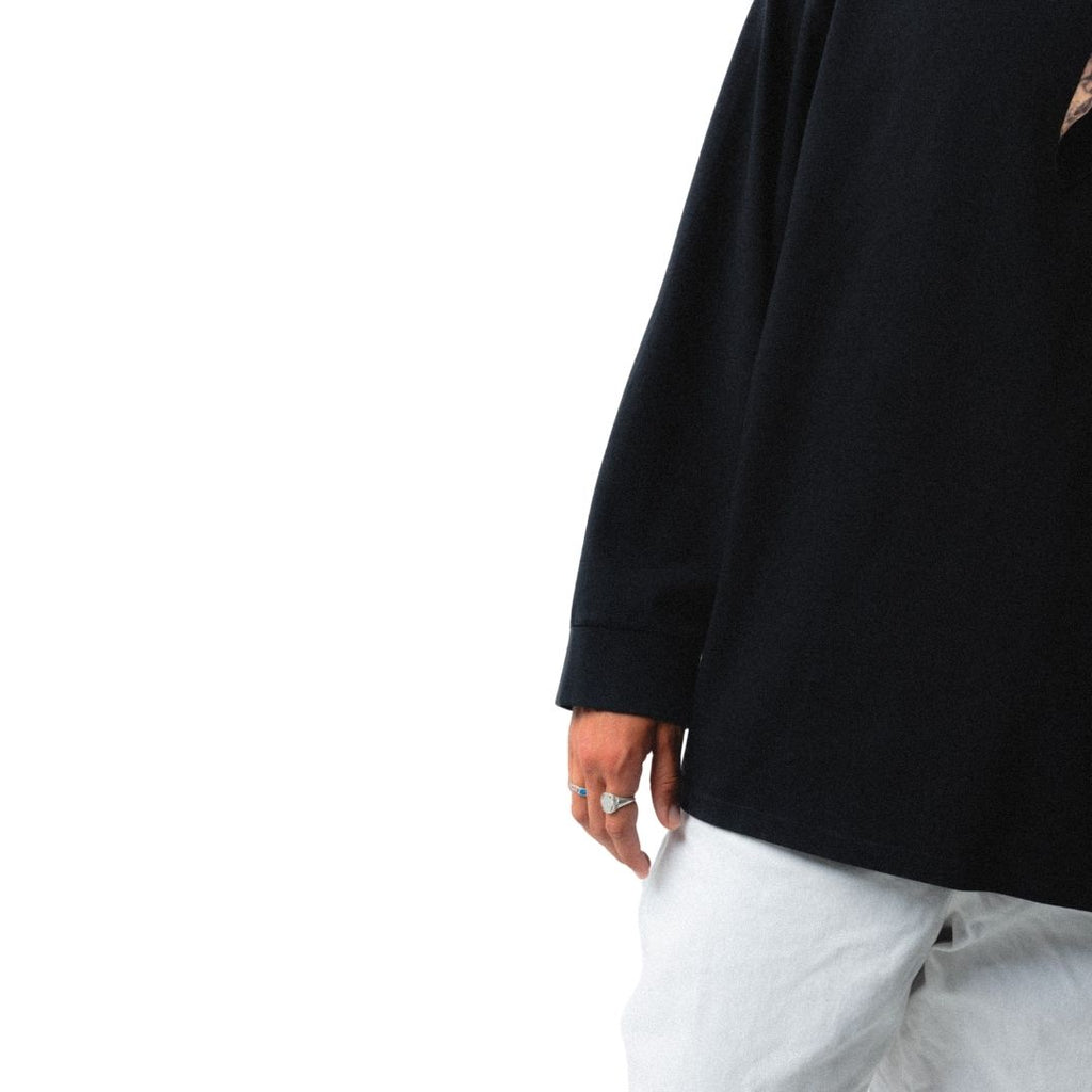 Wasted Talent Vita Long Sleeve T-Shirt Washed Black | WT Boutique