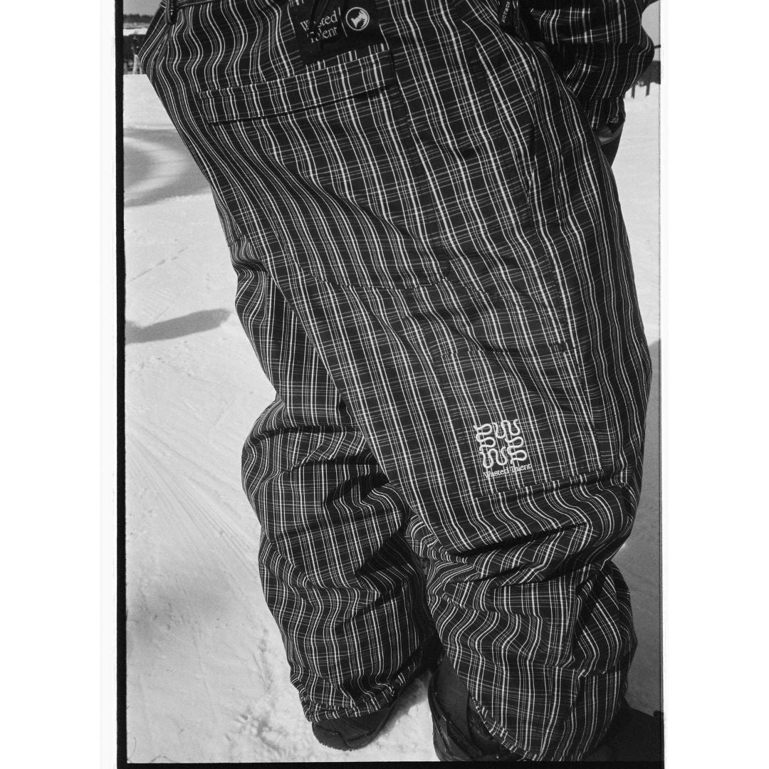 Wasted Talent X Nomadik Outerwear Pants Check Grey | GOBLIN TECH