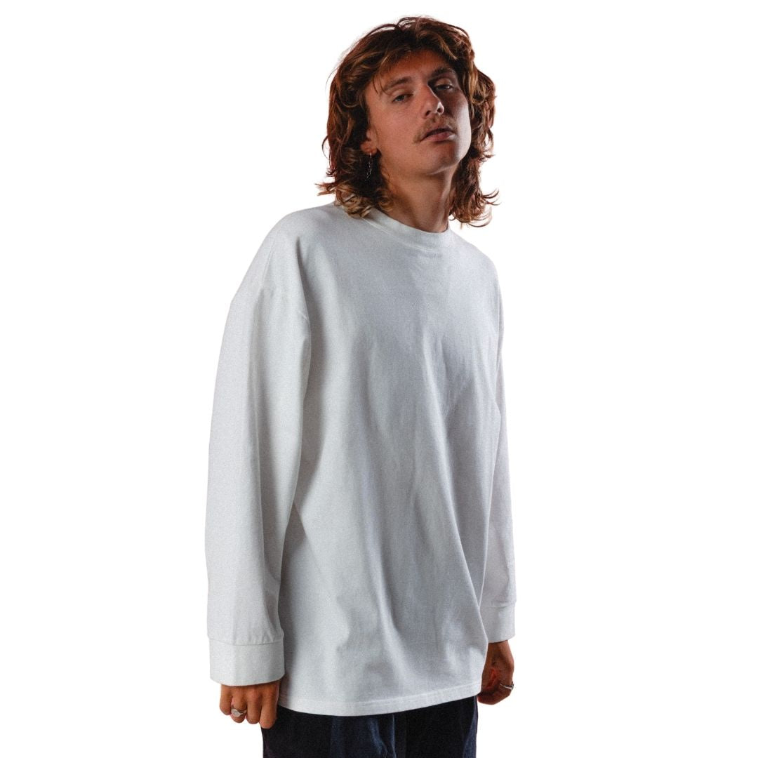 Wasted Talent Caro Long Sleeve T-Shirt White | WT Boutique