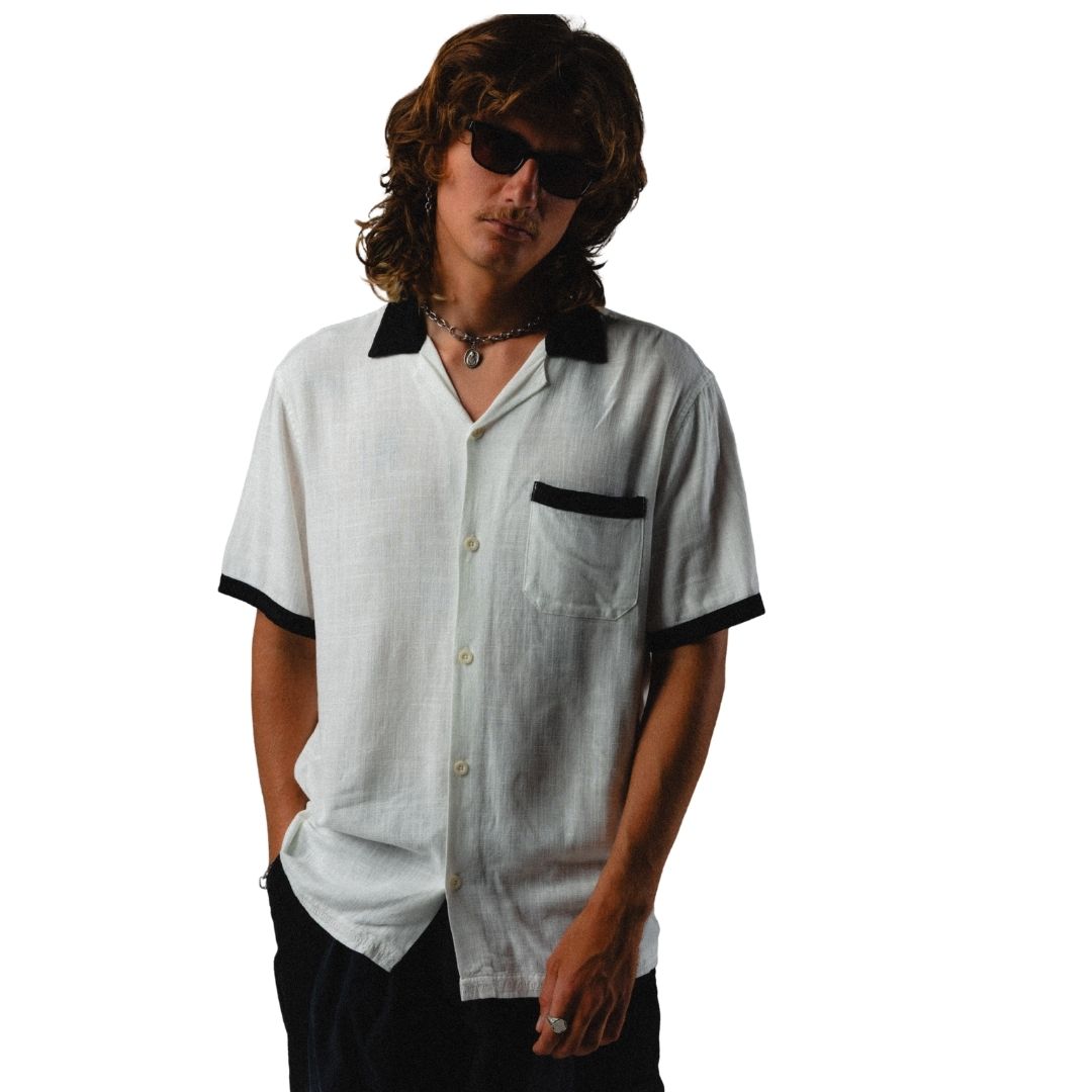 Wasted Talent Achilles Short Sleeve Shirt Bone | WT Boutique