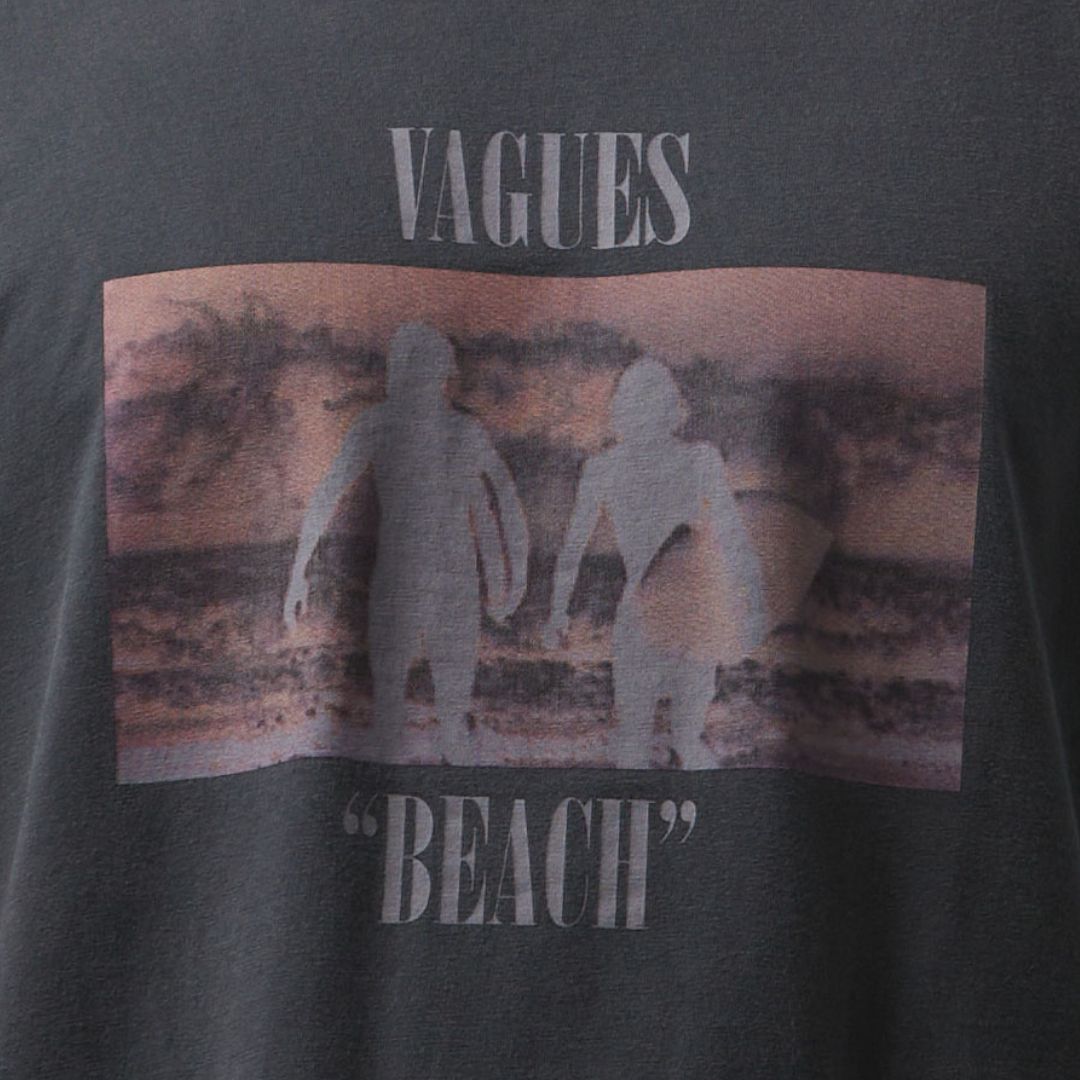 Commune Des Vagues Vagues Beach T-Shirt - Phantom