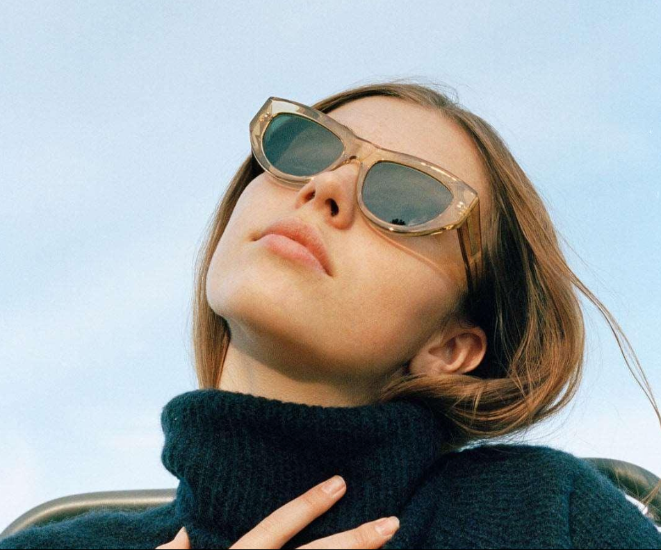 Epøkhe Candy Sunglasses - Citrine Polished / Green