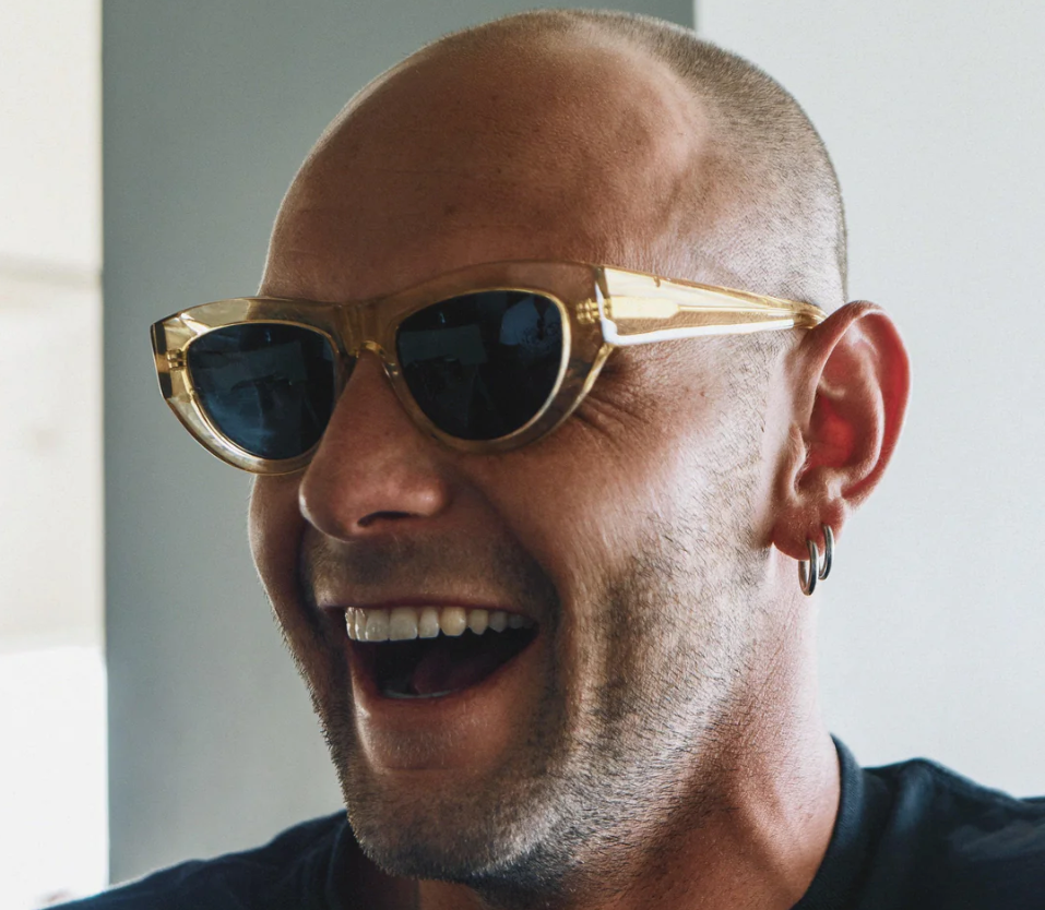 Epøkhe Candy Sunglasses - Citrine Polished / Green