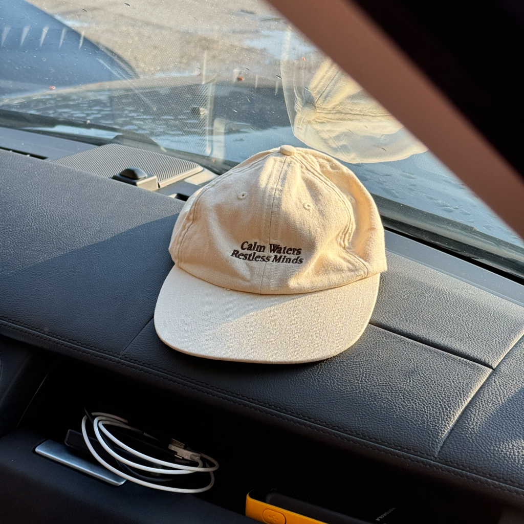 CWRM Hat Beige Washed - Lifestyle