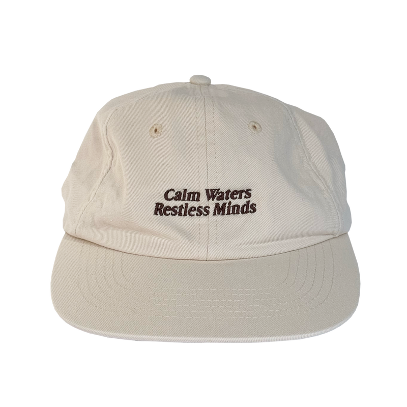 CWRM Hat Beige Washed - Front