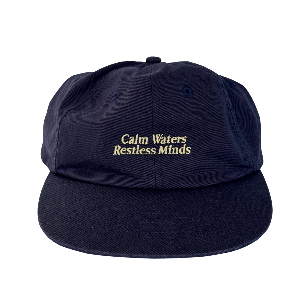 CWRM Hat Navy Washed - Front
