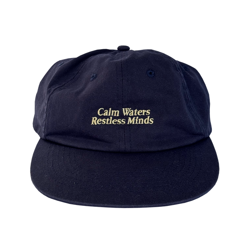 CWRM Hat Navy Washed - Front