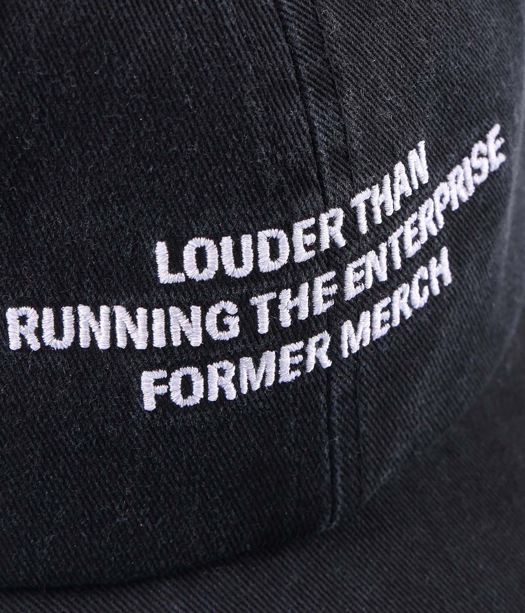 Former Enterprise Cap - Black - detail