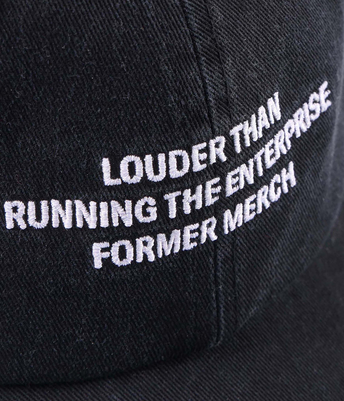 Former Enterprise Cap - Black - detail