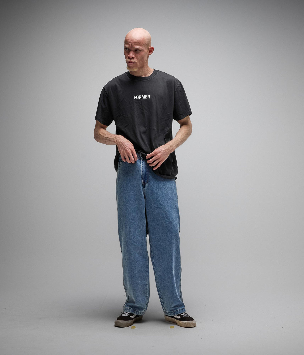 Reynolds Denim Pant - Mid Blue - detail