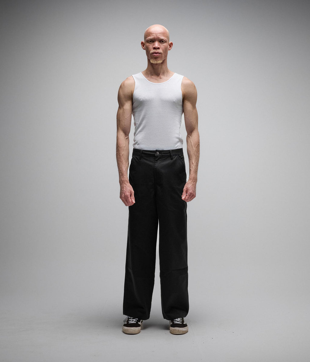 Reynolds Work Pant - Black, worn on model