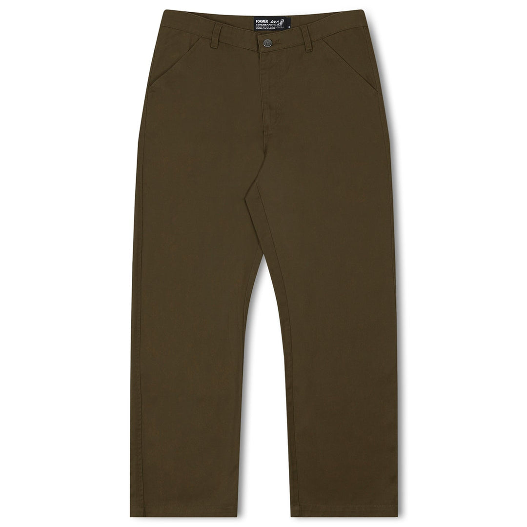 Former Reynolds Work Pant - Deep Olive - front