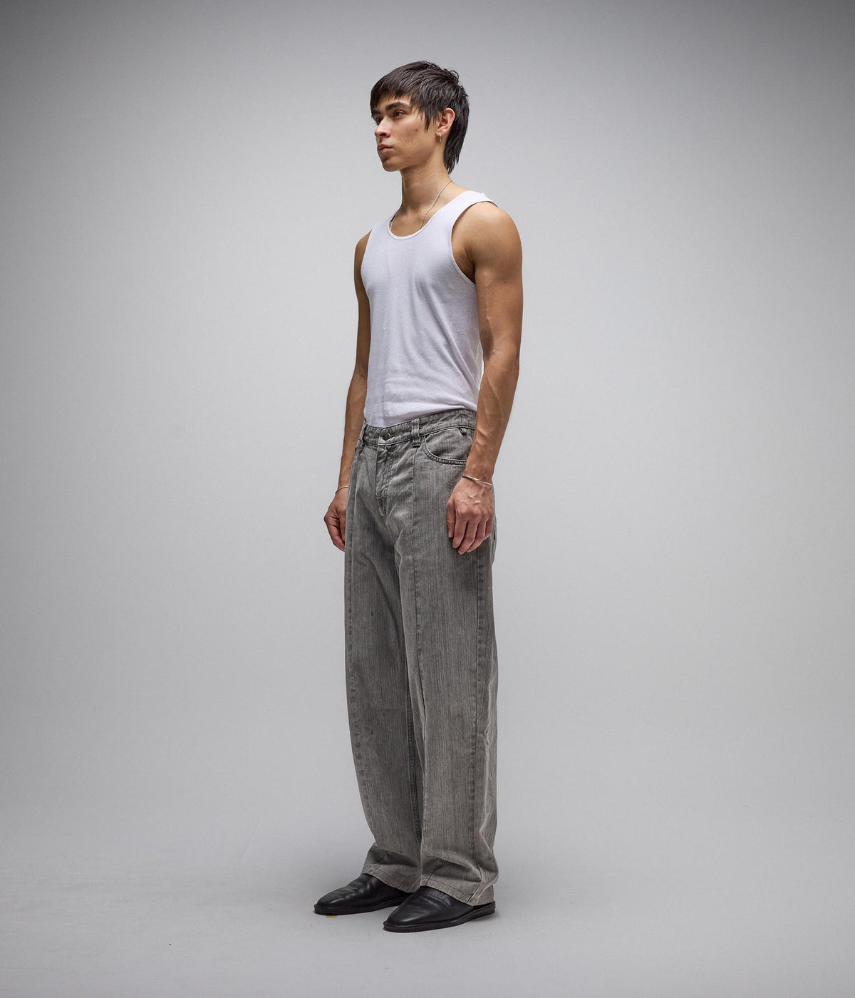 Former Distend Seam Jean - Washed Grey - back