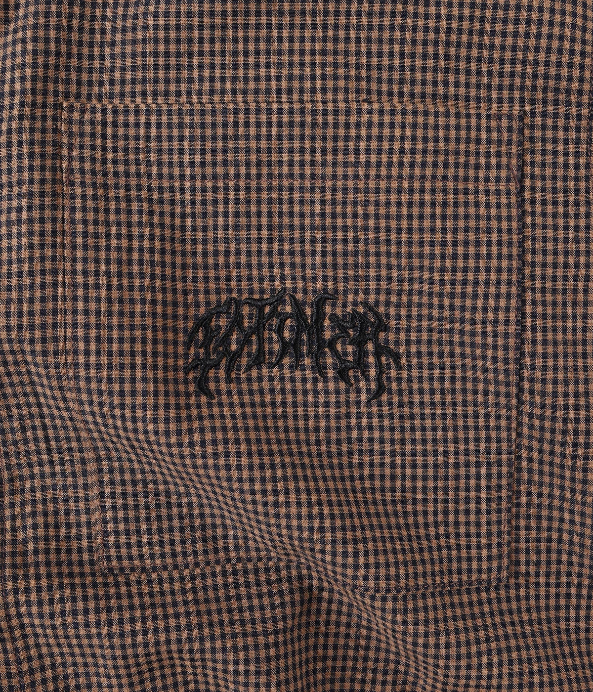 Vivian Check Short Sleeve Shirt - Brown