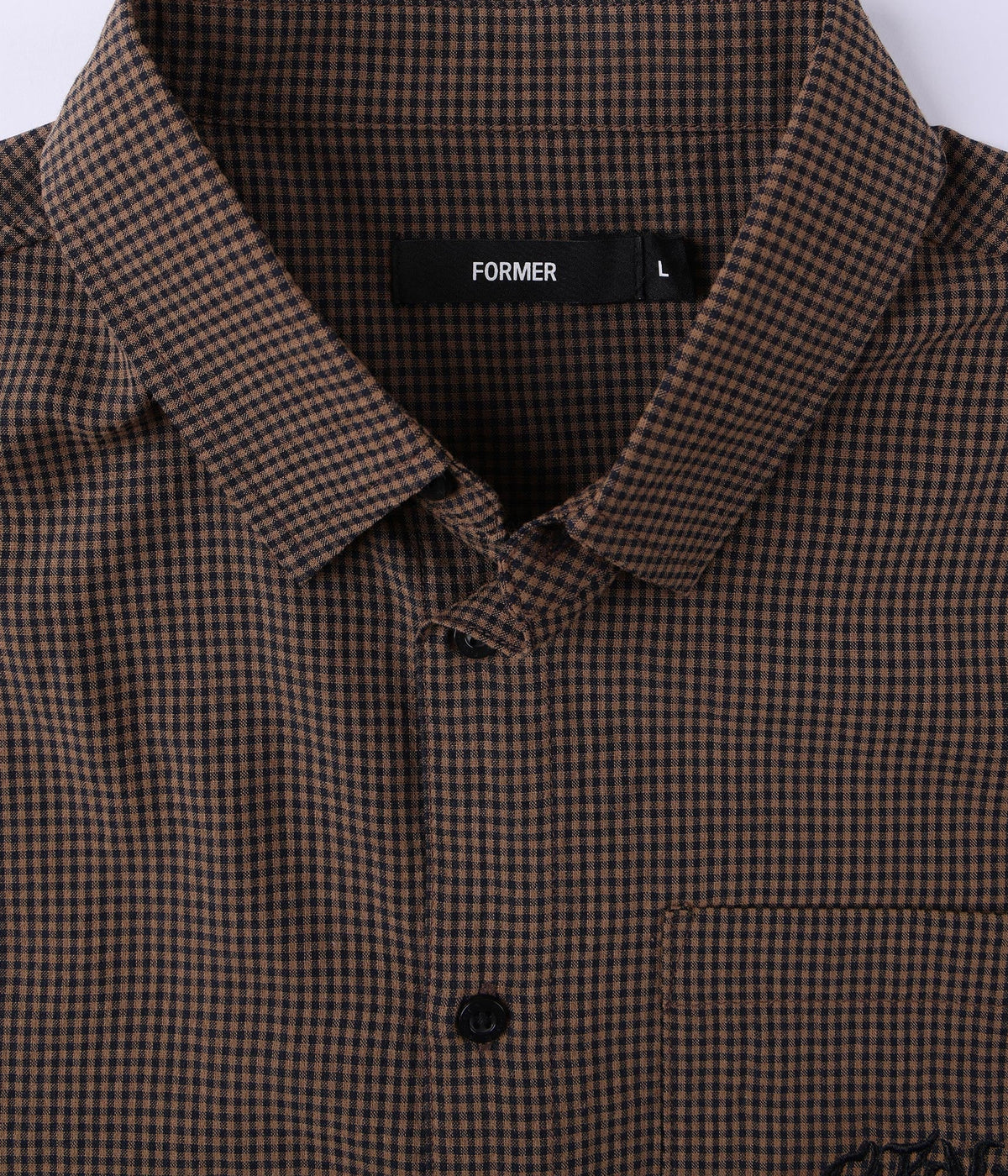 Vivian Check Short Sleeve Shirt - Brown
