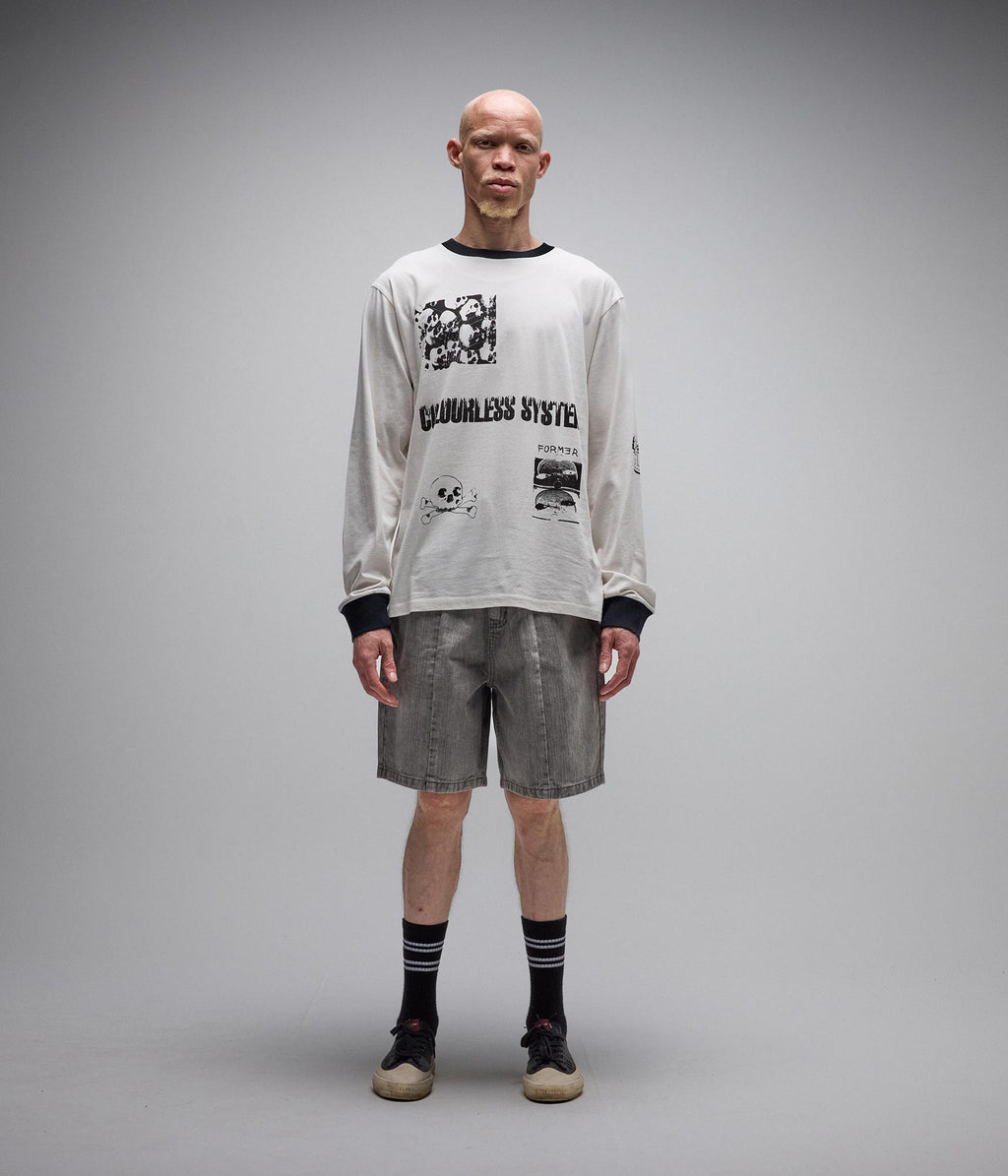 Mash LS T-Shirt - Bone - back