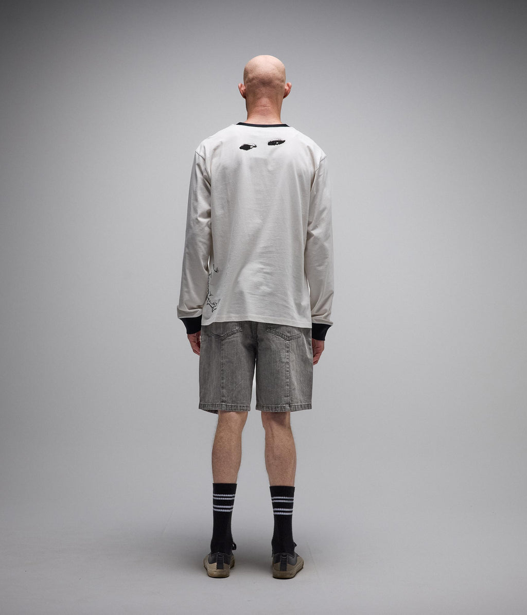 Mash LS T-Shirt - Bone - detail