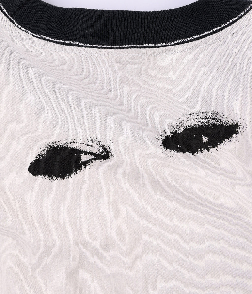 Mash LS T-Shirt - Bone - on model