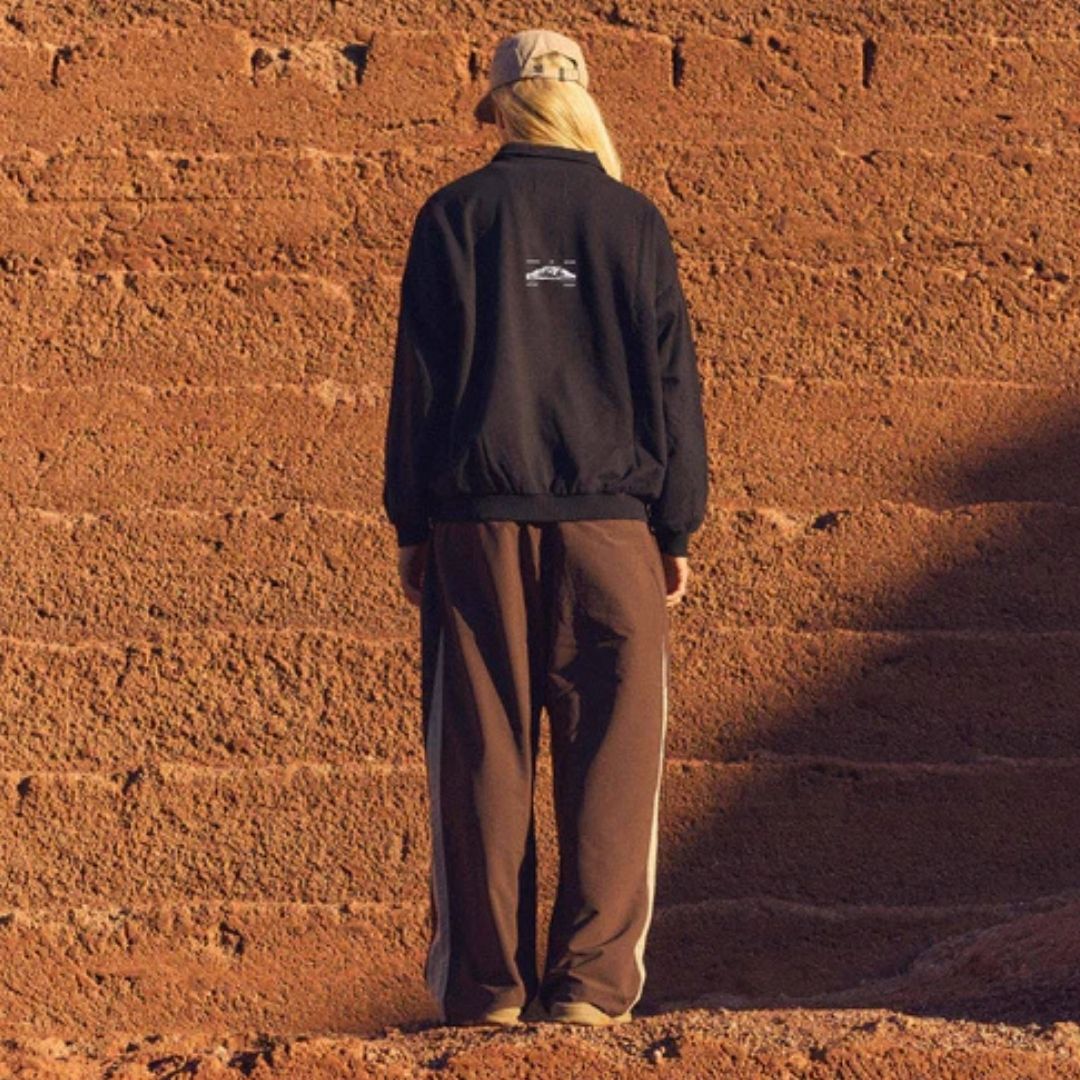 Latitud Fuego Polo Fleece - Black / Brown