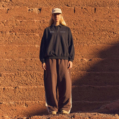 Latitud Fuego Polo Fleece - Black / Brown