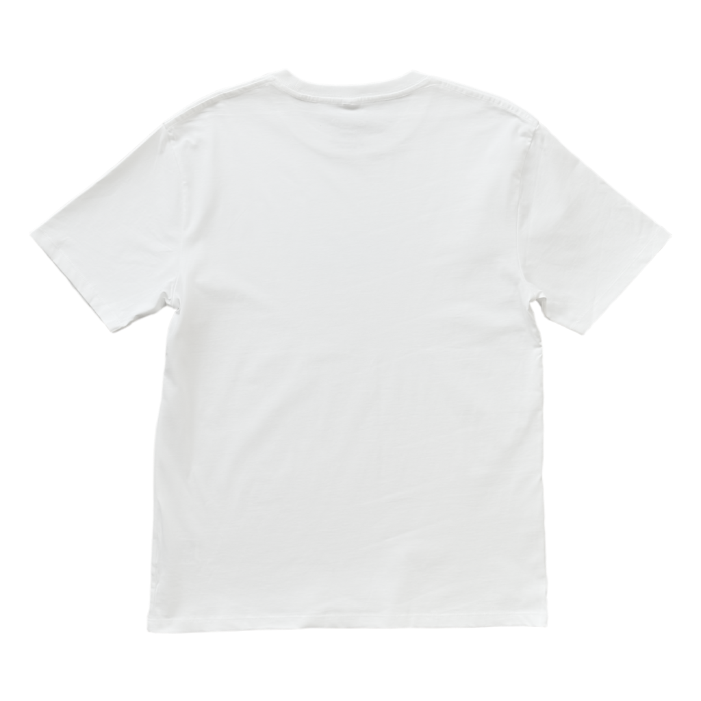 Sculpture Logo Tee Aqua - Back