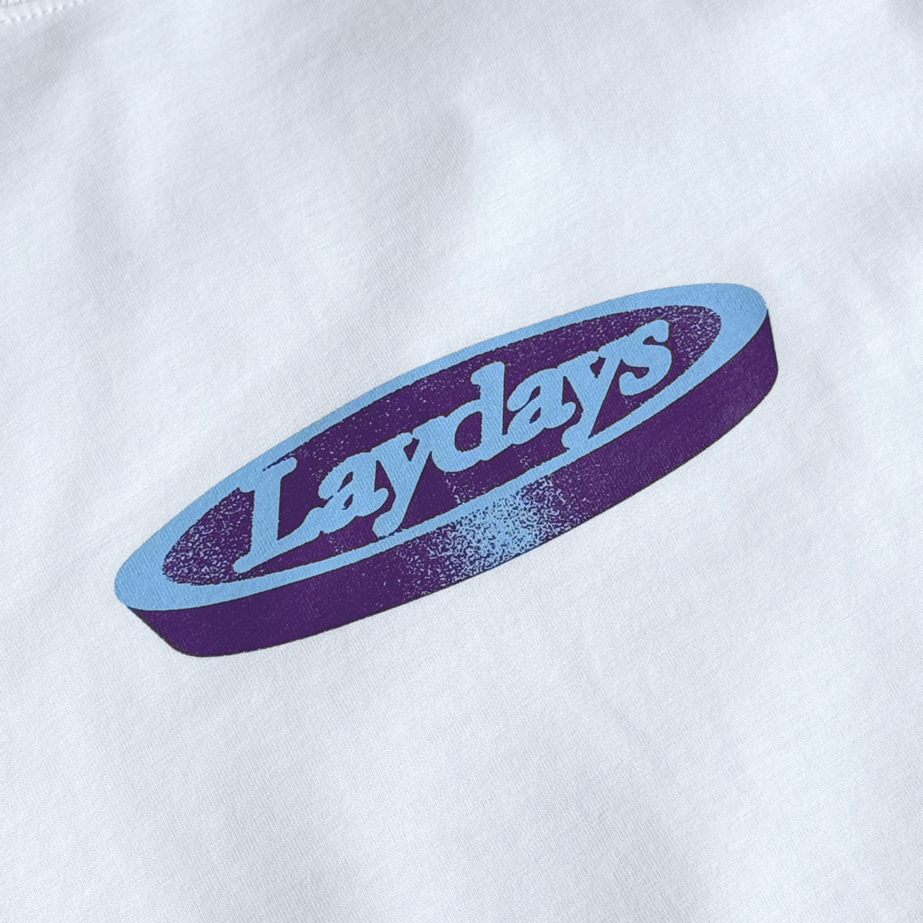 Sculpture Logo Tee Aqua - Detail