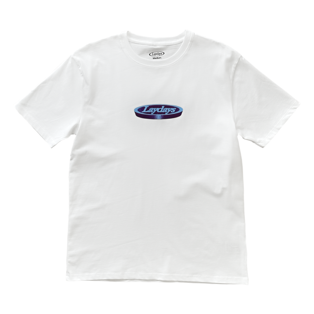 Sculpture Logo Tee Aqua - Front