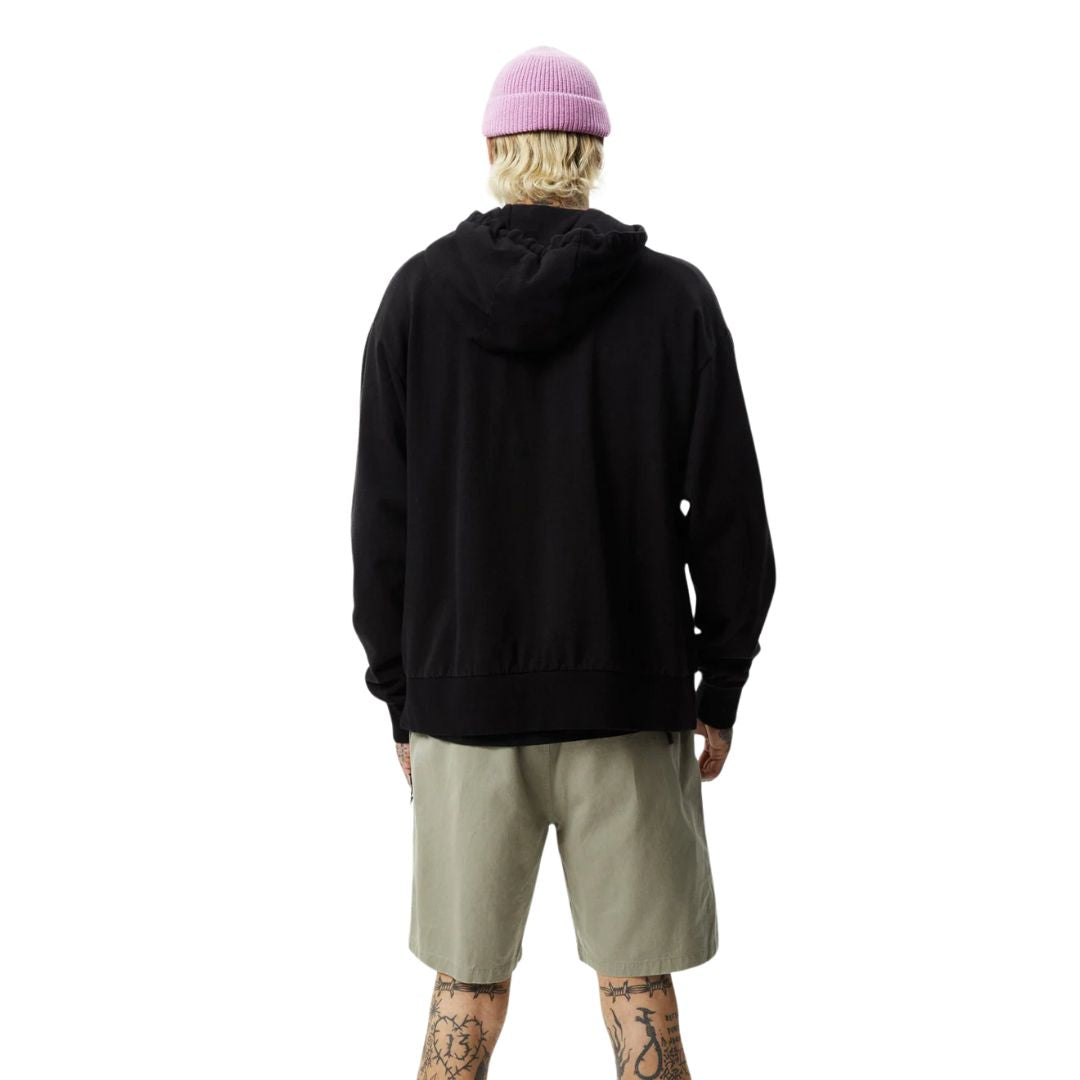 AFENDS Mens All Day - Relaxed Hoodie - Military