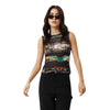Afends Womens Atral Recycled Sheer Tank - Black