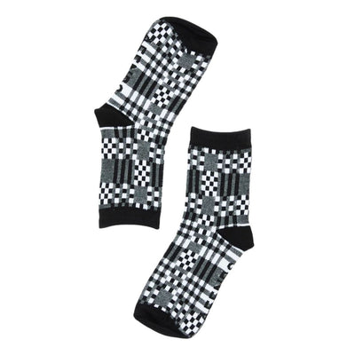 Afends Blair Socks 2 Pack - Black / White