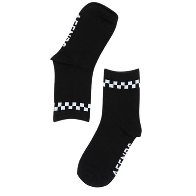 Afends Blair Socks 2 Pack - Black / White