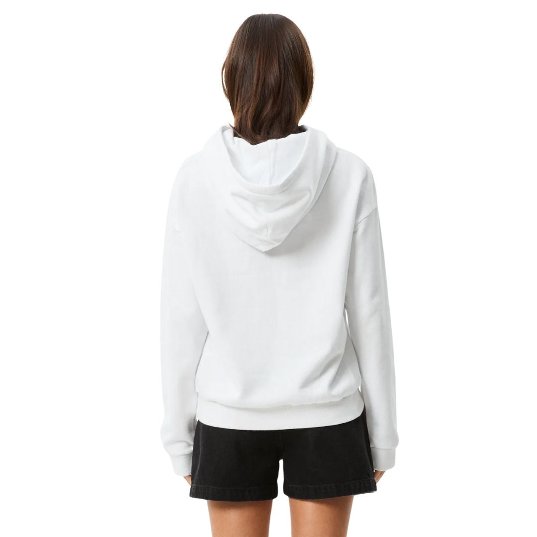 Womens Bonfire Pull On Hoodie - White