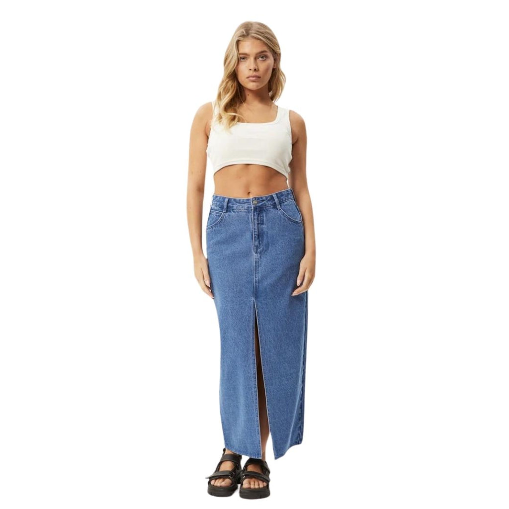Womens Chia Hemp Rib Cropped Singlet - Off White