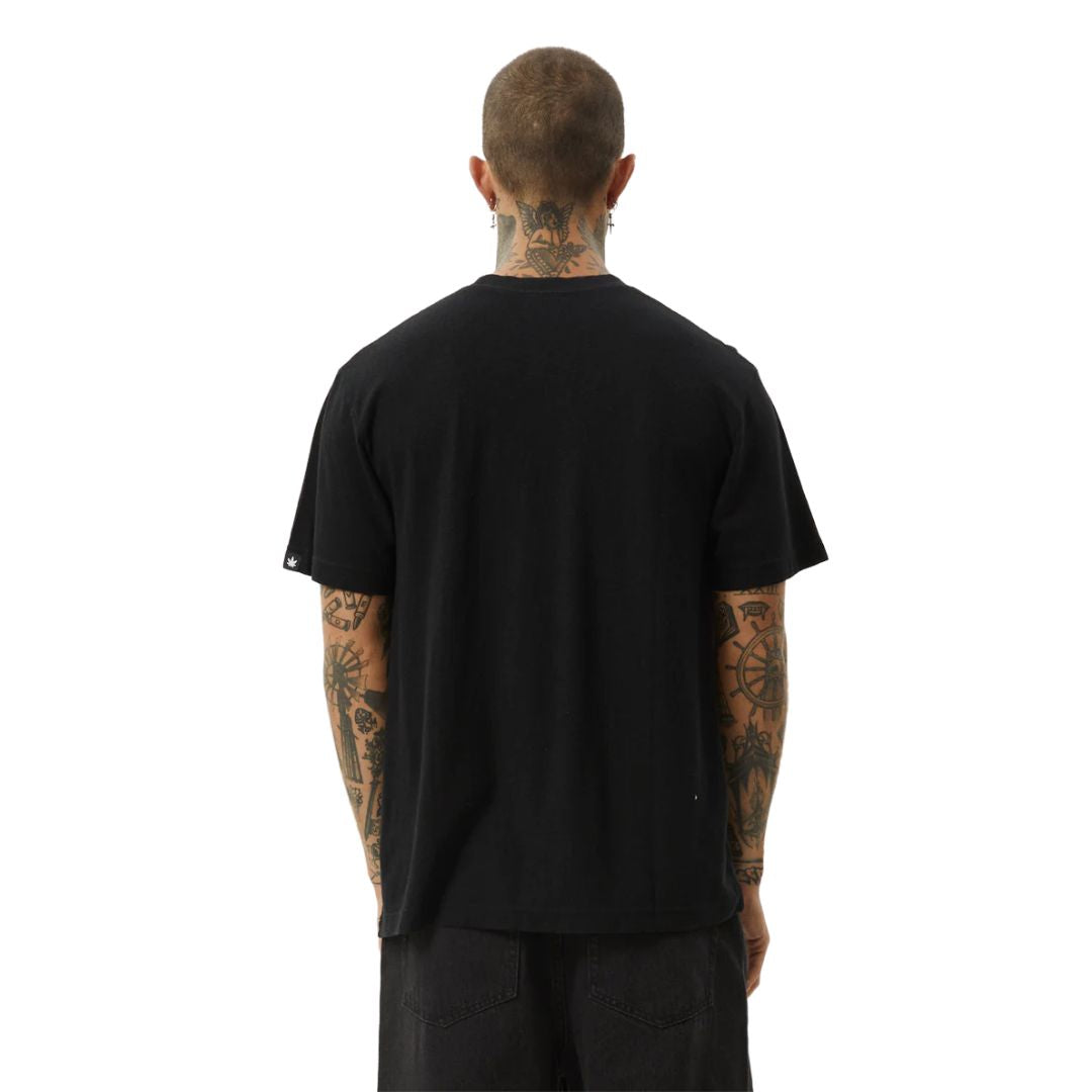 Afends Classic Hemp Retro Fit T-Shirt - Black