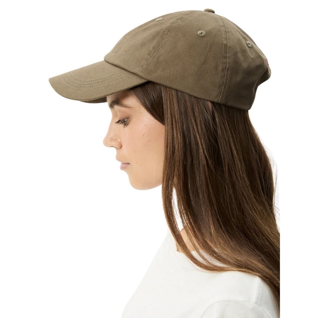 Afends Core Six Panel Cap - Fossil