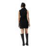 Afends Womens Eliza Rib Mini Dress - Black