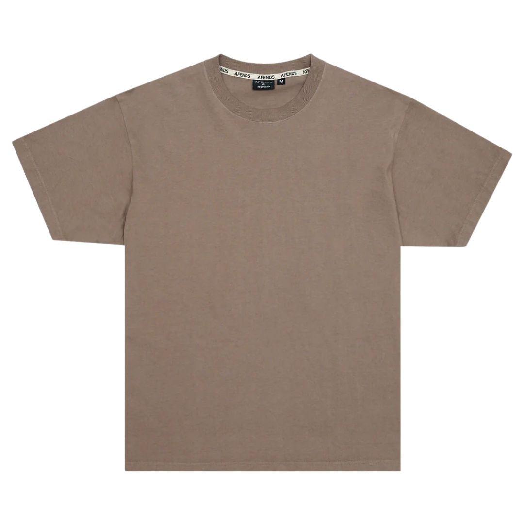 Afends Genesis Heavyweight Boxy T-Shirt - Fossil