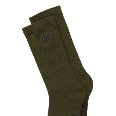 Afends Happy Hemp Socks 1 Pack- Military