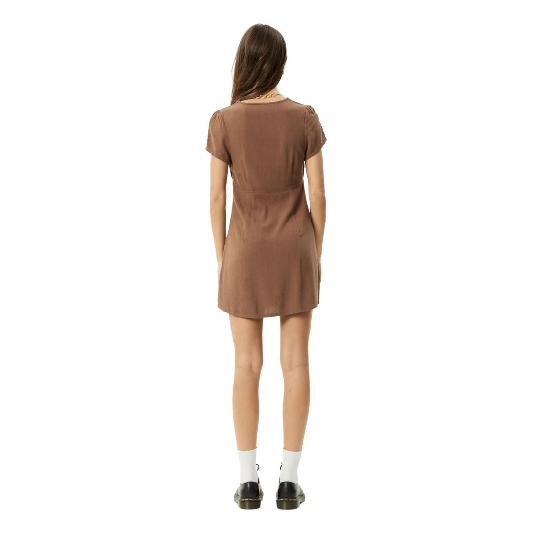 Afends Womens Hartley Mini Dress - Cinnamon