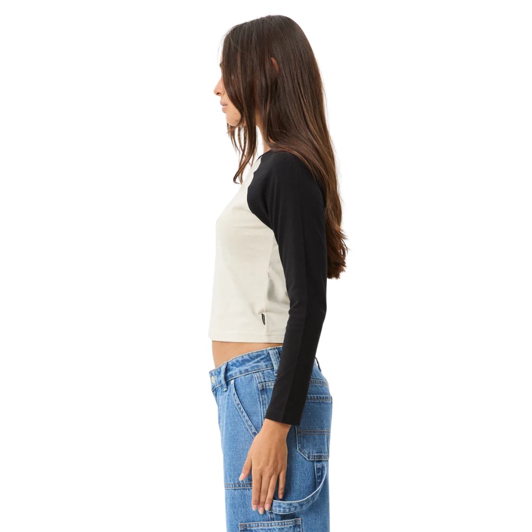 Afends Womens Pixie Long Sleeve T-Shirt - Moonbeam