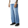 Afends Richmond Hemp Denim Baggy Workwear Jeans - Worn Blue